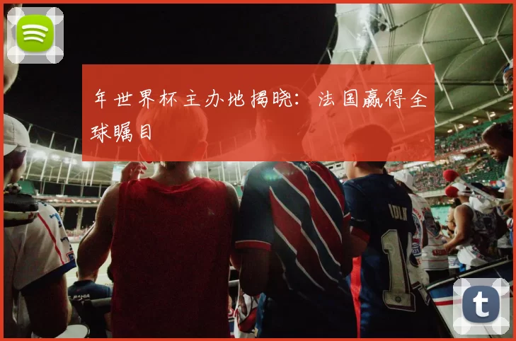 年世界杯主办地揭晓：法国赢得全球瞩目