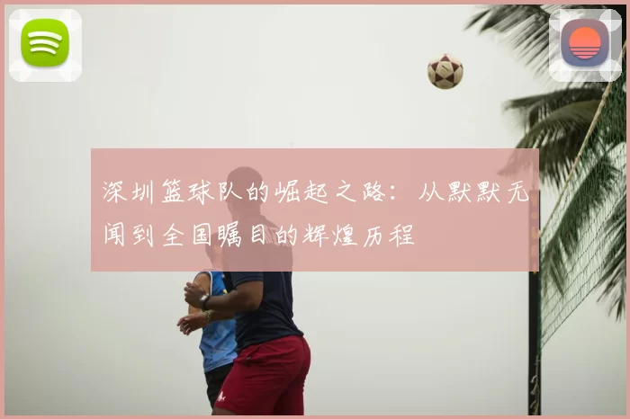 深圳篮球队的崛起之路:从默默无闻到全国瞩目的辉煌历程
